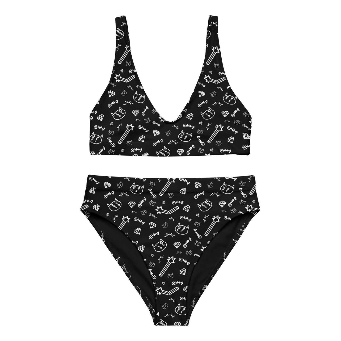 High-Waisted Frenkini