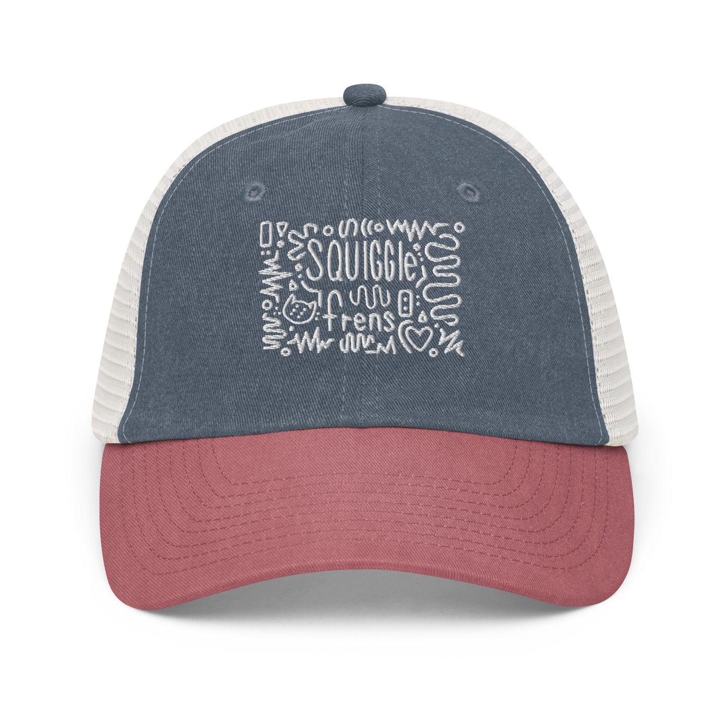 "SQUIGGle frens" Two-Tone Trucker Hat