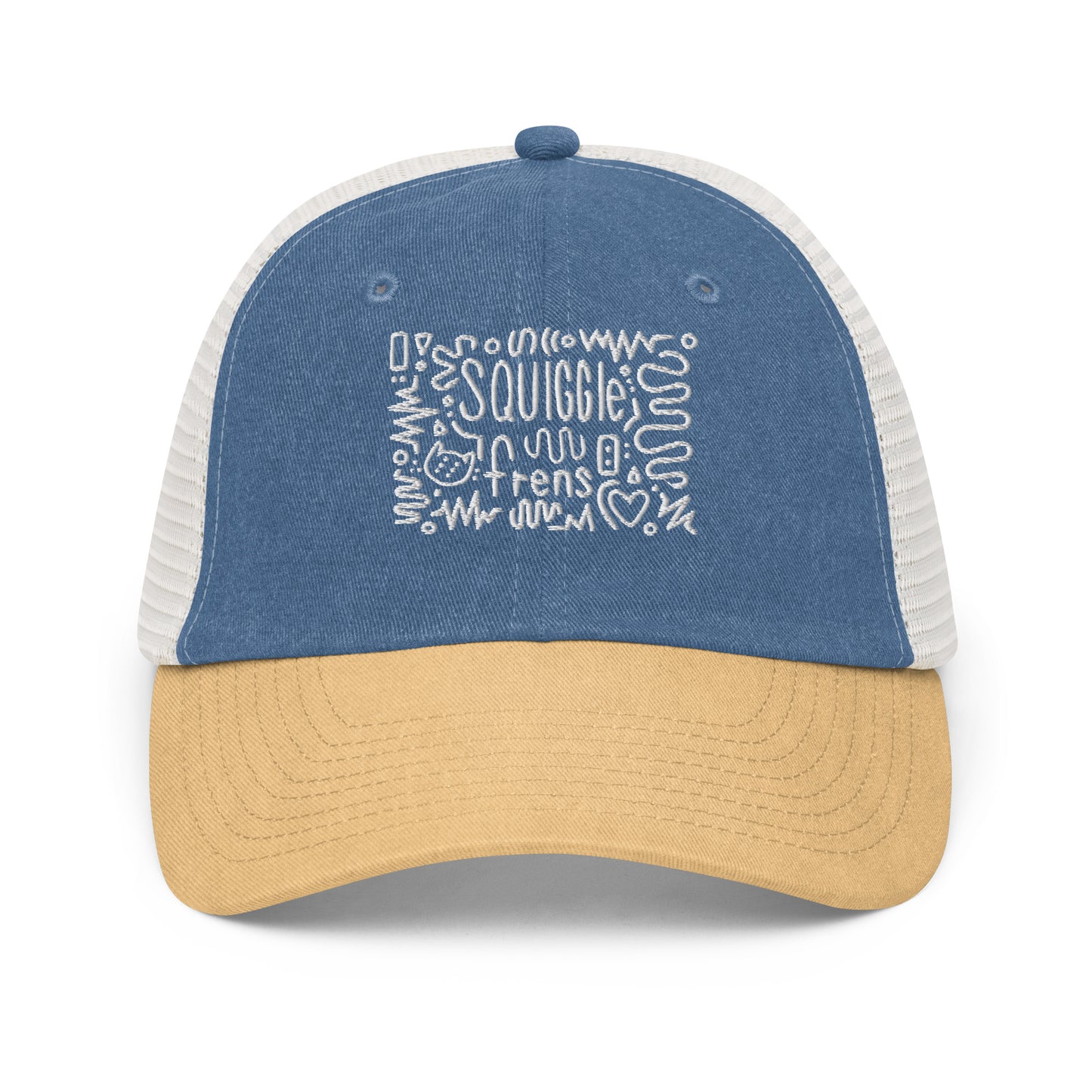 "SQUIGGle frens" Two-Tone Trucker Hat